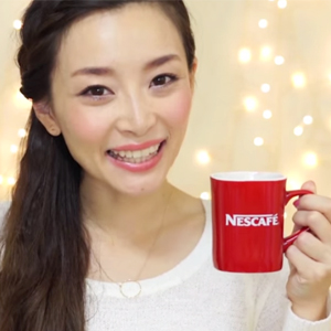 ネスカフェ エクセラ ふわラテのPRに協力！