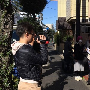 瀬戸 弘司さんが映画の撮影現場を取材！