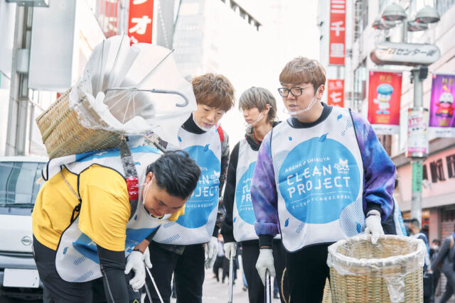 “サッカーをクリーンに楽しむ”ことをモットーに掲げ、サッカーを楽しんだ後の美化活動を行うプロジェクト「ABEMA SHIBUYA CLEAN PROJECT」に協力しました