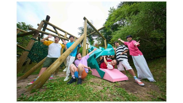 六甲山アスレチックパークGREENIA（グリーニア）新アスレチックエリア 『Mt.Kingdom（マウント・キングダム）』２０２５年７月１９日(土)オープン！フィッシャーズの広告撮影第２弾にも密着！